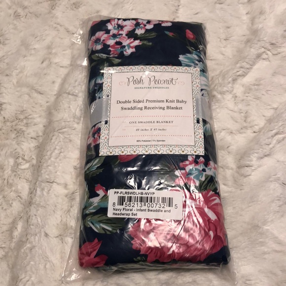 posh peanut double sided swaddle